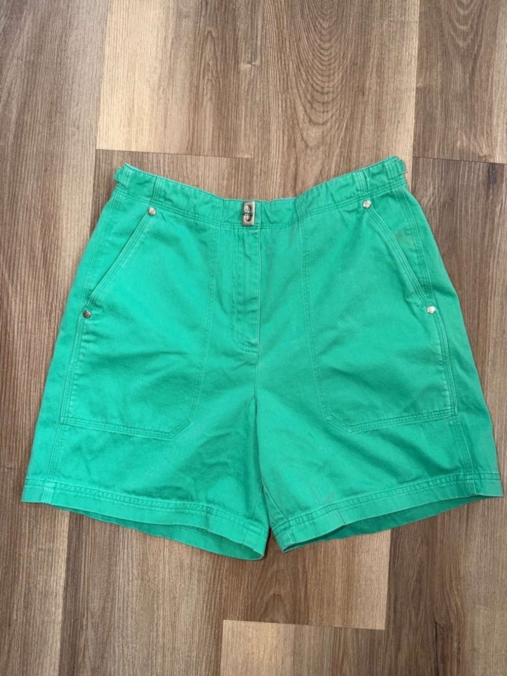 Lauren Ralph Lauren Womens Shorts Green Vintage Utility 5" Inseam Marine Size 4